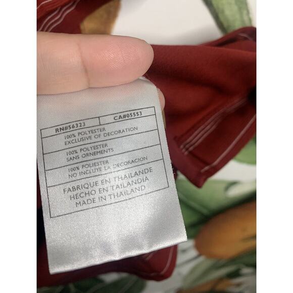 Nike Golf Large Fit Dry Striped Red Short Sleeve Golf Shirt - Picture 6 of 7